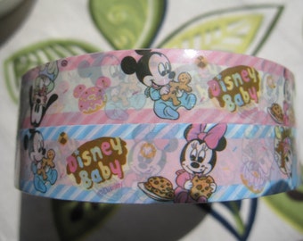 Set of 2 Baby Disney Design Japanese Deco Tapes
