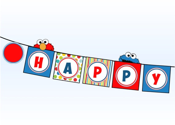 Sesame Street Birthday Logo