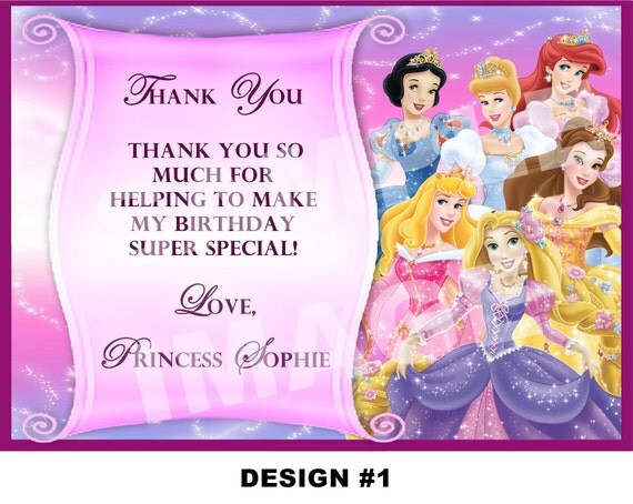 Items similar to Disney Princess Thank You Note - Rapunzel ... Items similar to Disney Princess Thank You Note - Rapunzel ...