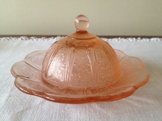 depression glass childs tea set