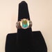 Vintage Mystic Topaz Stone Ring in Sterling Silver Size 7