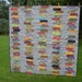 Contemporary throw quilt