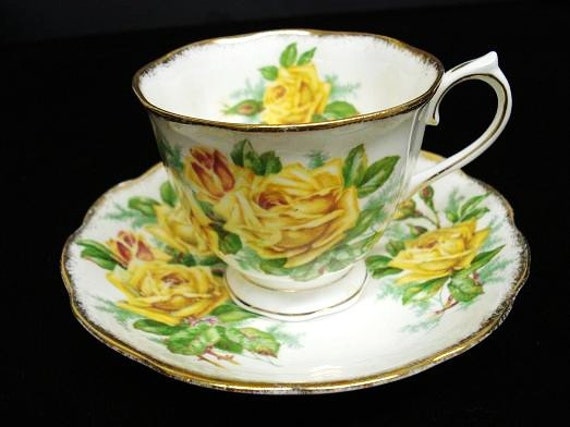 Precious TEAROSE CUP and SAUCER Royal Albert China Cup and