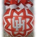 Christmas Ornament University of Houston Unique Handmade Keepsake Quilted Ornament