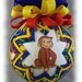 Quilted Ornament - Curious George Children's Unique Handmade Quilted Keepsake Ornament