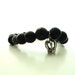 King's Crown Charm Onyx Bracelet