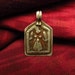 Antique Silver Lakshmi Hindu Amulet