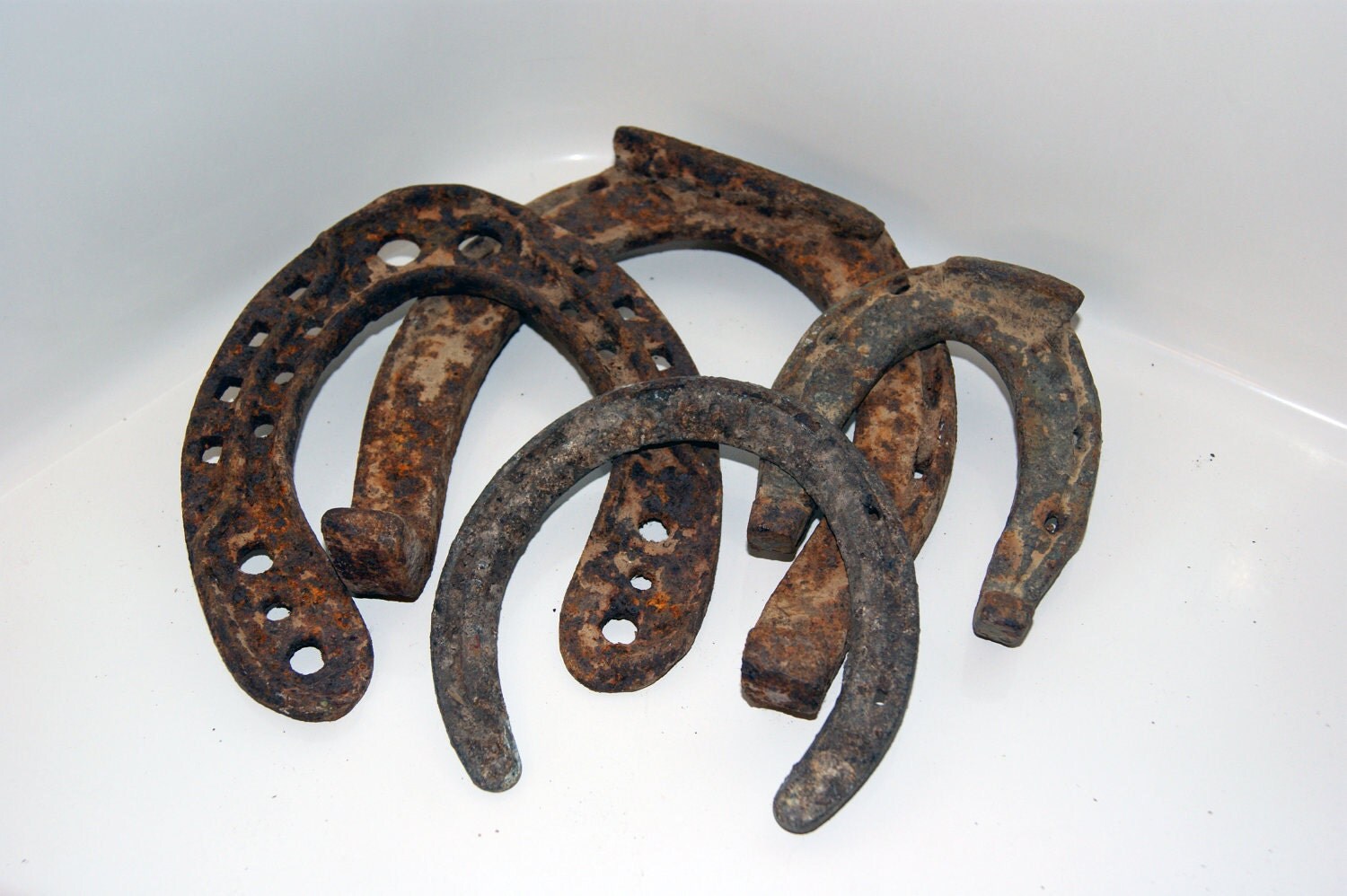 Vintage Horseshoe Set
