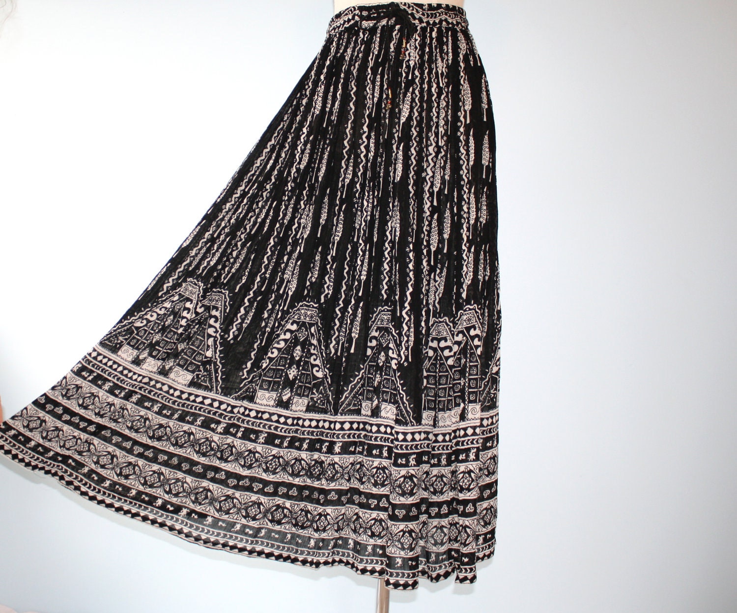Rayon Broomstick Skirt 27
