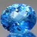 Unheat Natural SwissBlue Topaz Oval 8.79 Ct. Faceted Gemstone Handcut Faceted