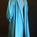 50s 60s Turquoise Gold Flake Swing Coat