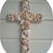 Pink Seashell Cross/ Baptism/ Christening/Nursery