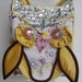 Tooty The Hooty Owl Luxury Tote Sandwich Bag Purse Clutch Whimsical