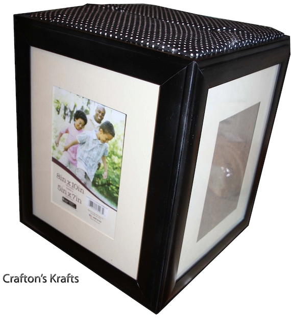 Items similar to Photo Frame Card Box with Swivel Base on Etsy