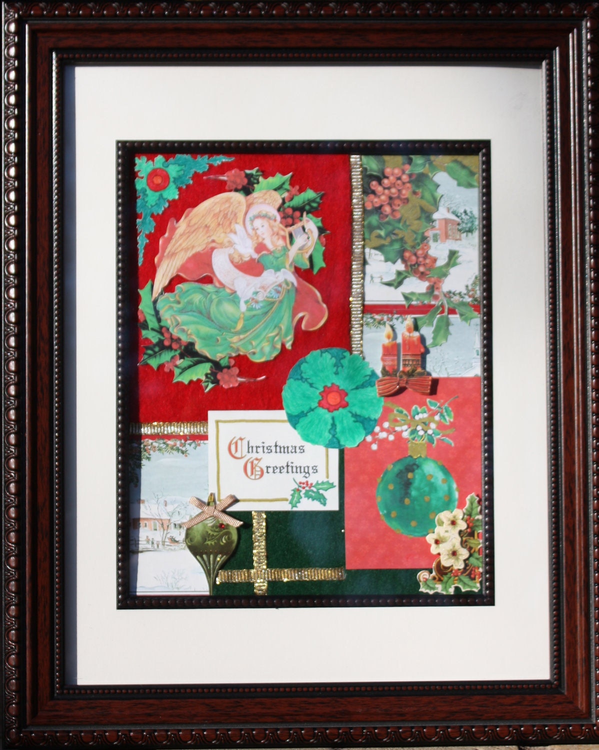 Christmas Decor: Collage Art (Angelic Christmas)