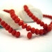 Rondelle Faceted Chinese Crystals, -4mm-Coral color for Jewelry and Craft Projects, 1strand-95pieces