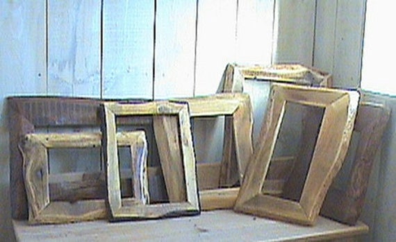Custom made to order 11x14 Rustic Wood Frames