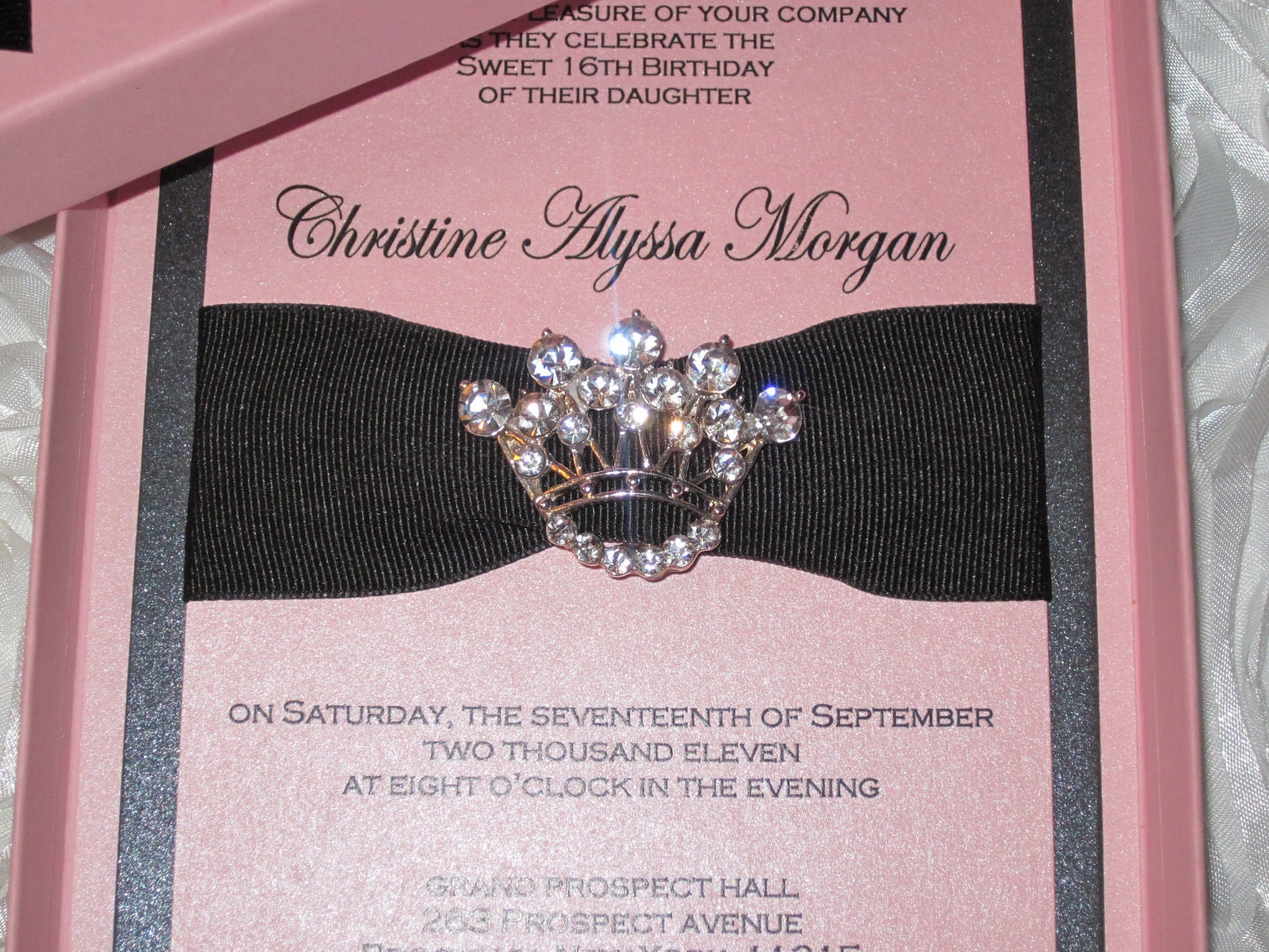 Princess Sweet Sixteen Invitations 1