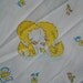 NEW PRICE--Adorable Vintage Crib Sheet, Duckie Decor