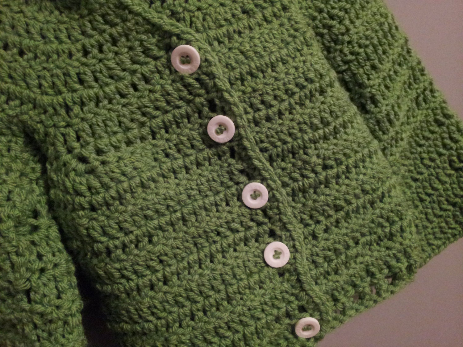 Crochet hooded sweater green by CreativelyCanadian on Etsy