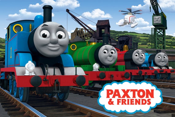 Items similar to Customizable Thomas and Friends Printable Poster on Etsy