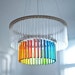 Maria S.C. double test tubes chandelier