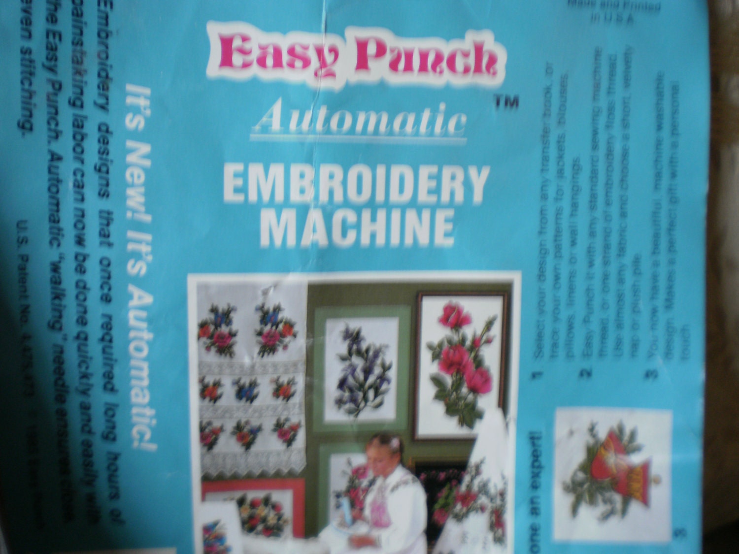 Easy Punch AUTOMATIC Embroidery Machine