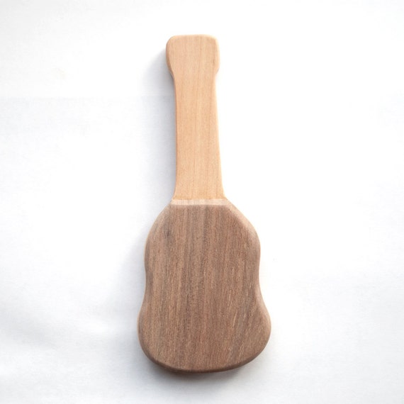 Wooden Guitar Rattle Toy