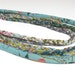 colorful braided necklace ,neck ornament, multy braided scarf necklace.