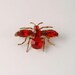 Red Fly PIn. Very Elaborate