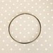 Stunning Delicate Thin Gold Tone Metal 80s Retro Bracelet