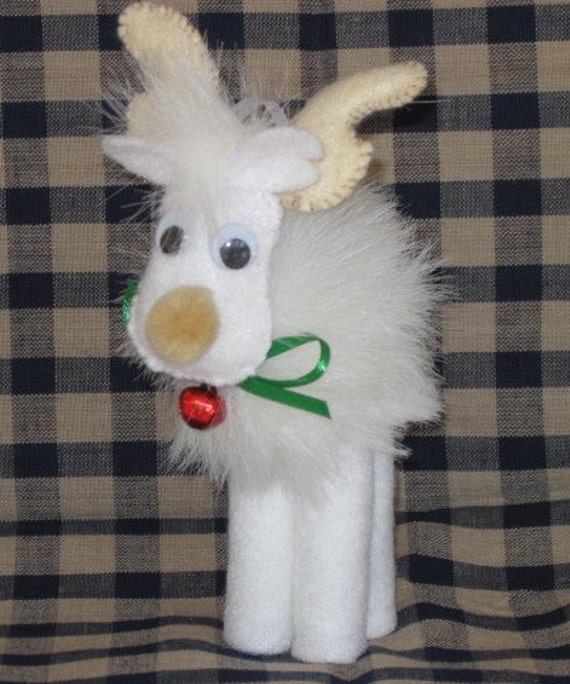 white reindeer teddy