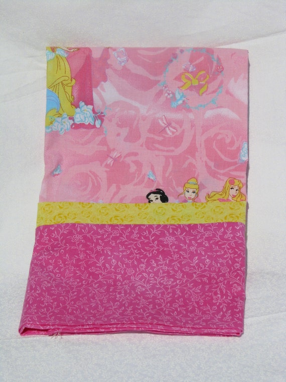 Handmade Disney Princess Pillow Case by QuiltsintheCity on Etsy