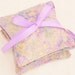 Lavender Sachet Pillows - Set of 3-Batik Fabric, Free Shipping