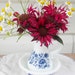 Blue Cornflower Cruet and Pedestal Bowl - Avon, Collectable, Fathers Day, Vintage, French Country