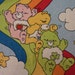 Vintage 1985 Care Bears Beach Towel