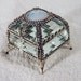 Opal Glass Jewel Faberge Style Box