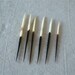 Banded African Porcupine Quill , Natural Color , 6 pieces , 5 to 6 inches , All Natural , Best Price Anywhere
