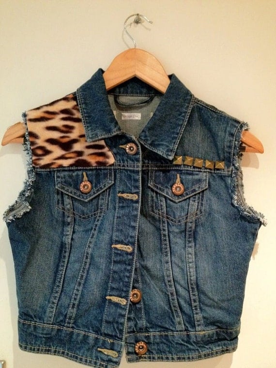 Items similar to TARZAN inspired jean jacket on Etsy