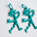 Vintage plastic earrings by designer Javier Mariscal