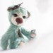Collectible OOAK Artist mohair teddy bear Piper