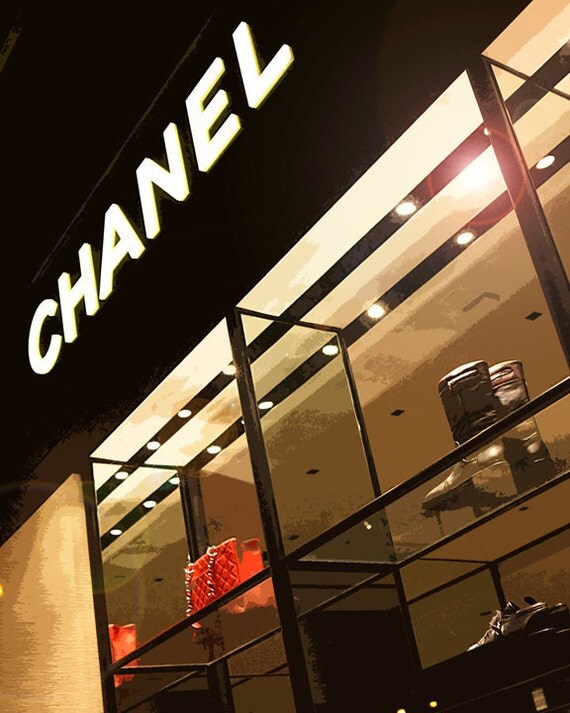 Items similar to Chanel storefront Chicago on Etsy