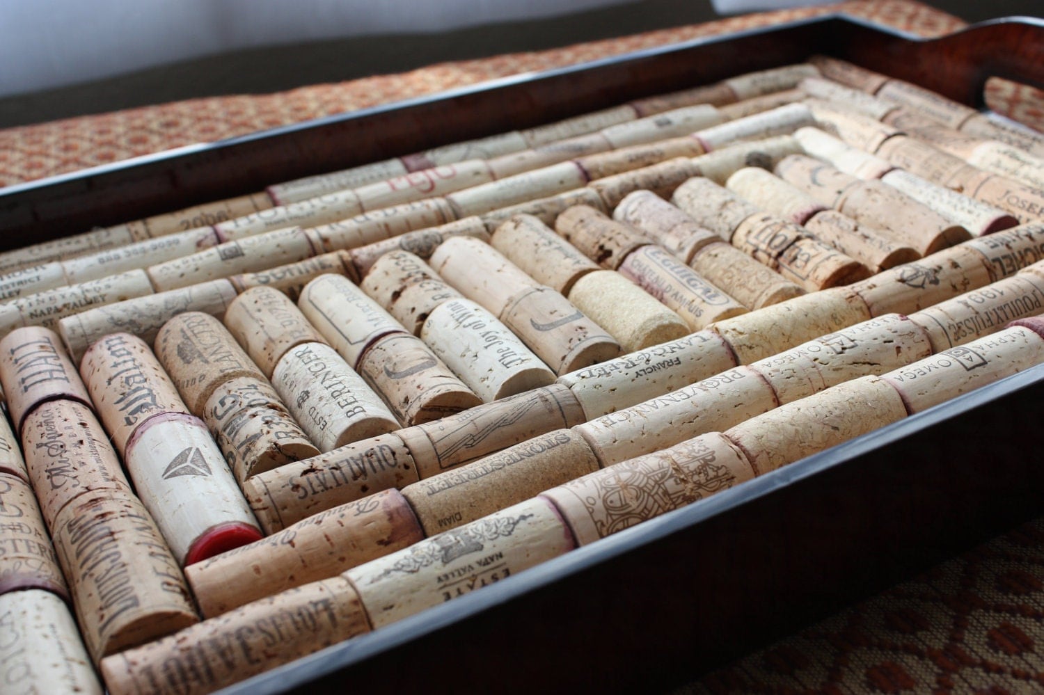 Wine Cork Serving Tray