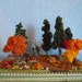 Woodland Scene - diorama - Autumn colors - Pewter Wizard - artist signed