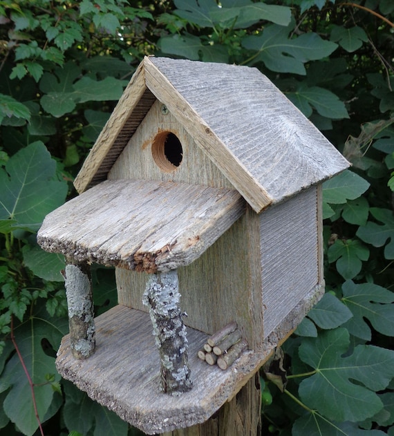 Rustic Country Cabin Birdhouse