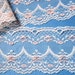 Wide Lace Trim, Ecru / Peach, 2 3/4" inch wide, 1 Yard, For Home Decor, Apparel, Accessories, Victorian & Romantic Crafts