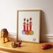 Children's poster : Little tin soldiers - kids wall art - kid poster - boys poster - art for kids