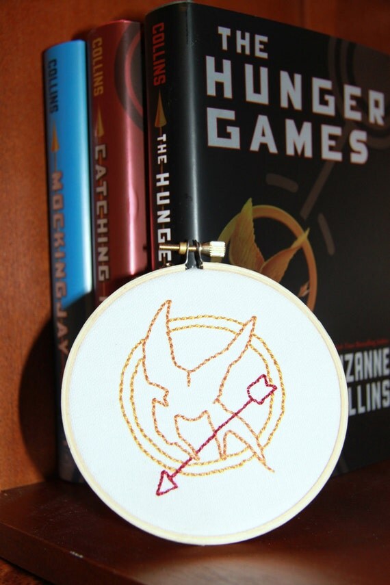Hunger Games Mockingjay Embroidery Hoop