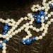 Cultured Pearl and Lapis Lazuli Long Necklace - Timeless
