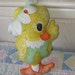 Bright Happy Baby Chick Pillow